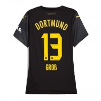 Billiga Borussia Dortmund Pascal Gross #13 Borta fotbollskläder Dam 2024-25 Kortärmad